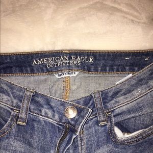 american eagle ripped super stretch skinny jeans